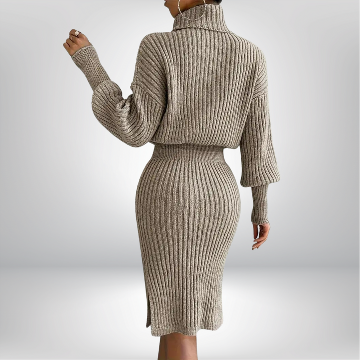 Isabella | Elegantes Strickkleid mit feinem Design
