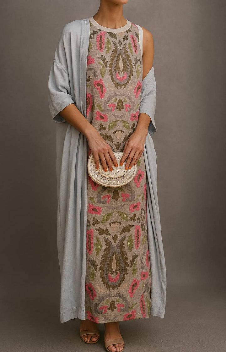 Jolina | Elegantes langes Kleid mit modernem Schnitt