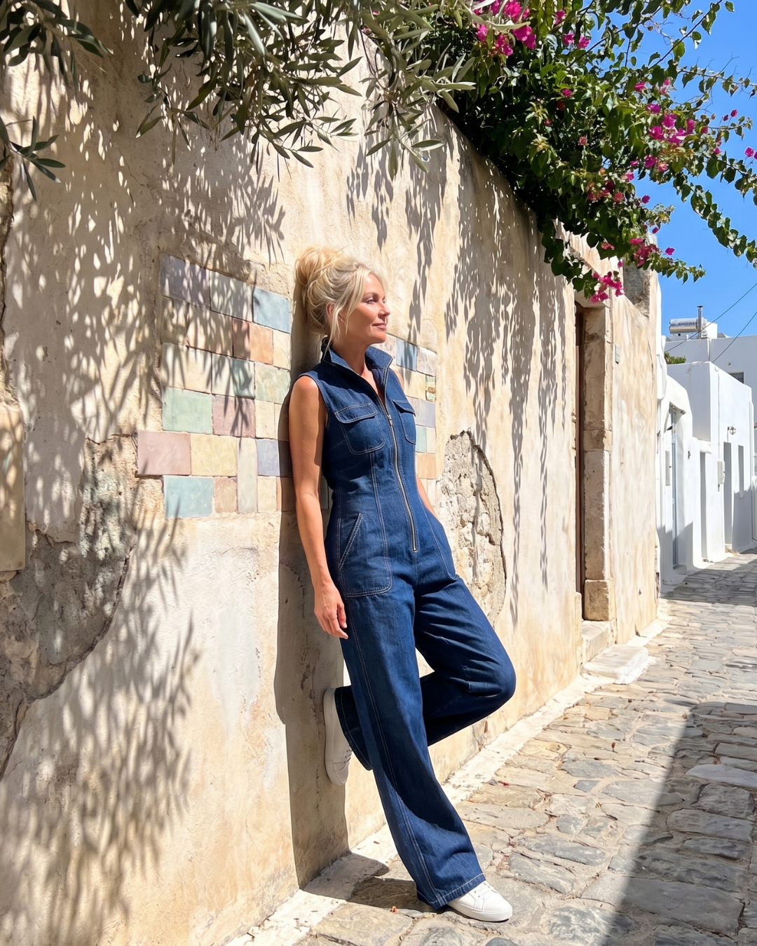 Mia | Eleganter Denim Jumpsuit Damen Chic