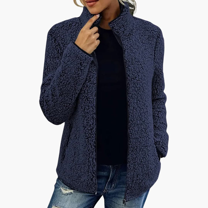 Flore | Warme Damen-Fleeceweste im modernen Stil