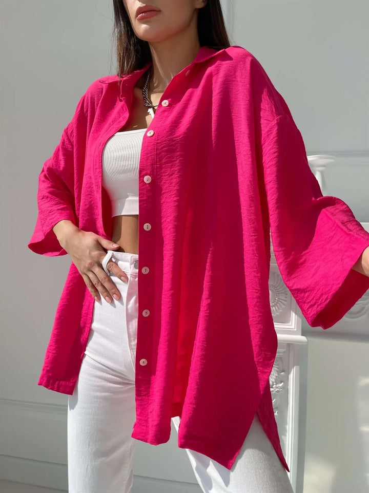 Saar Sommerhemd für Frauen mit luftigem Schnitt und Stil