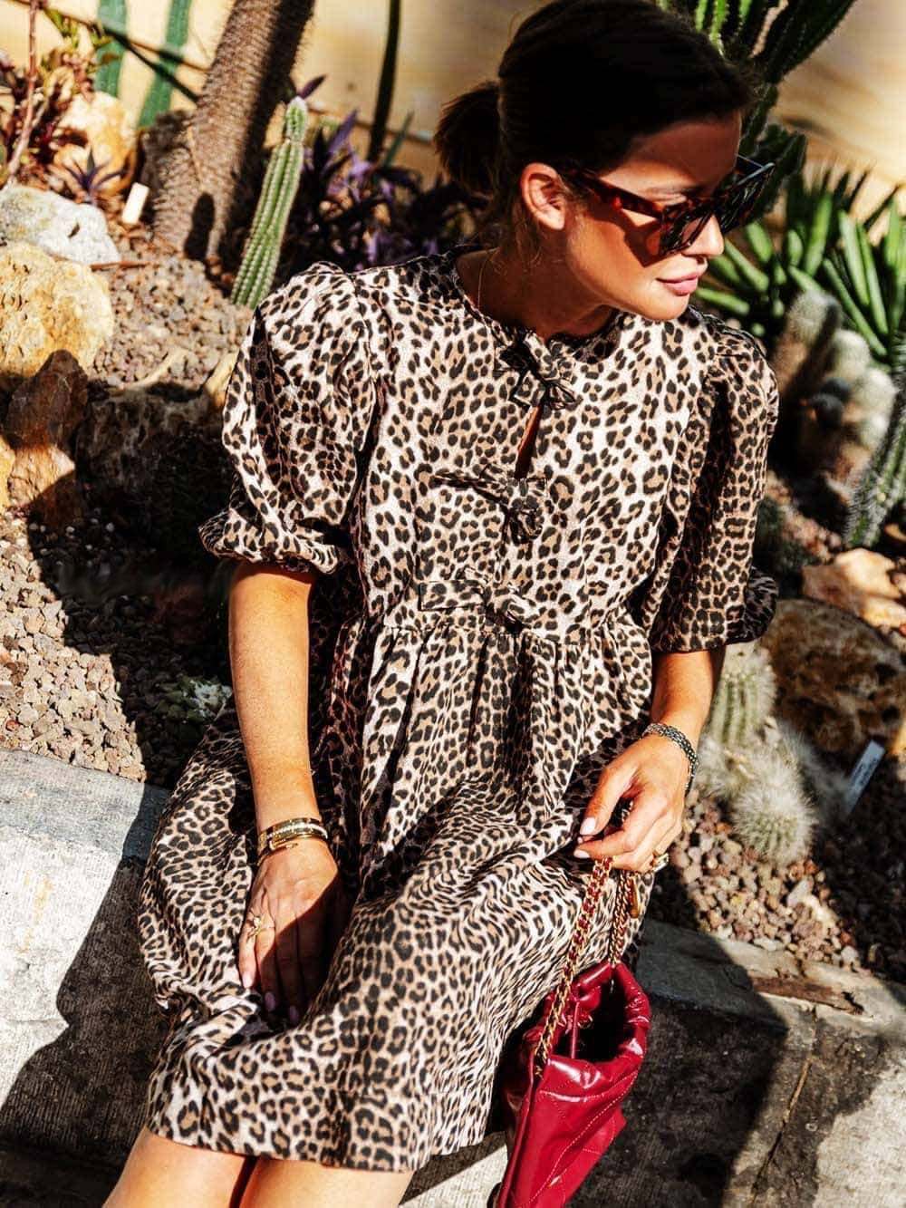 VANESSA | Leo-Sommerkleid mit trendigem Look