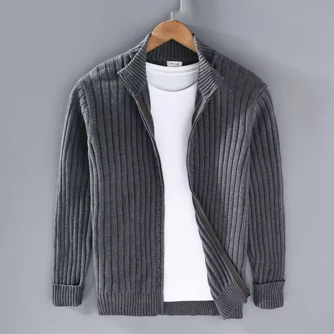 KnitZauber | Strickjacke mit Reißverschluss-Detail