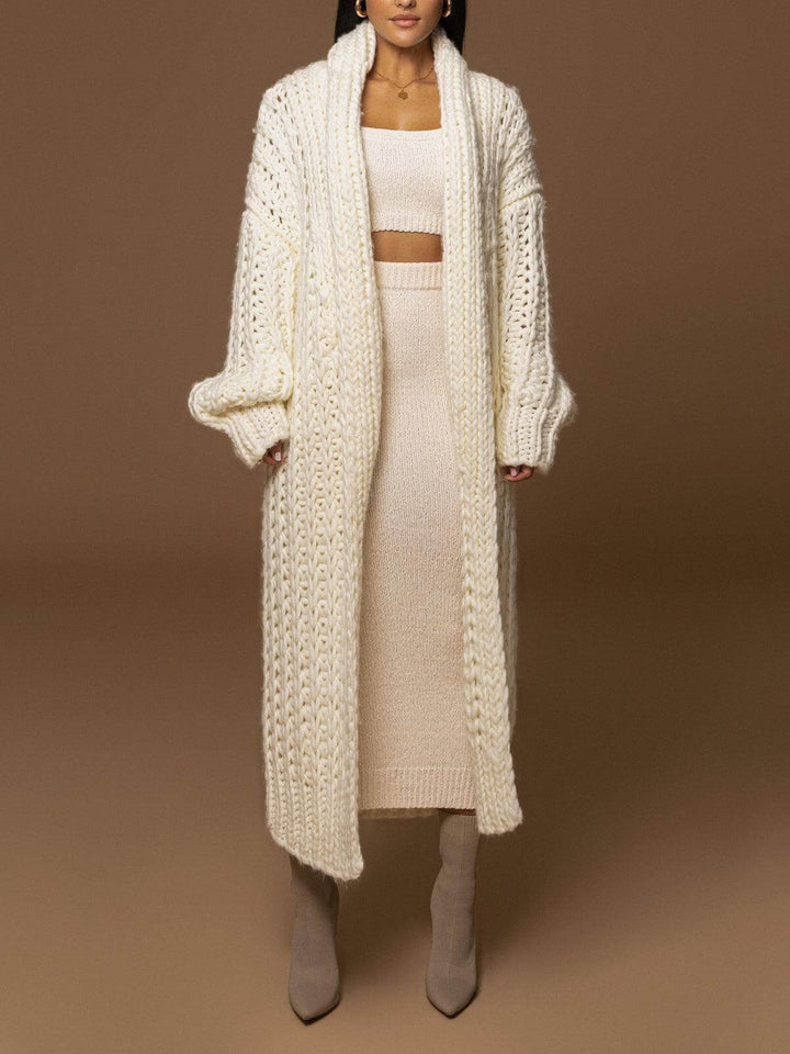Nina | Lässiger Strickmantel für Damen im Alltag