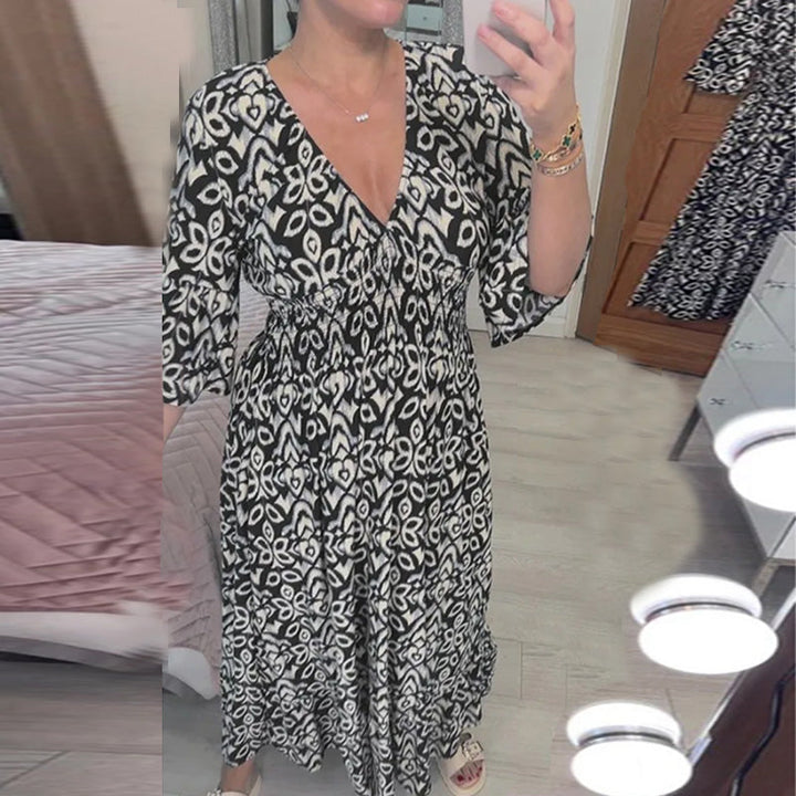 Mhara | Schickes Kleid mit Volantärmeln