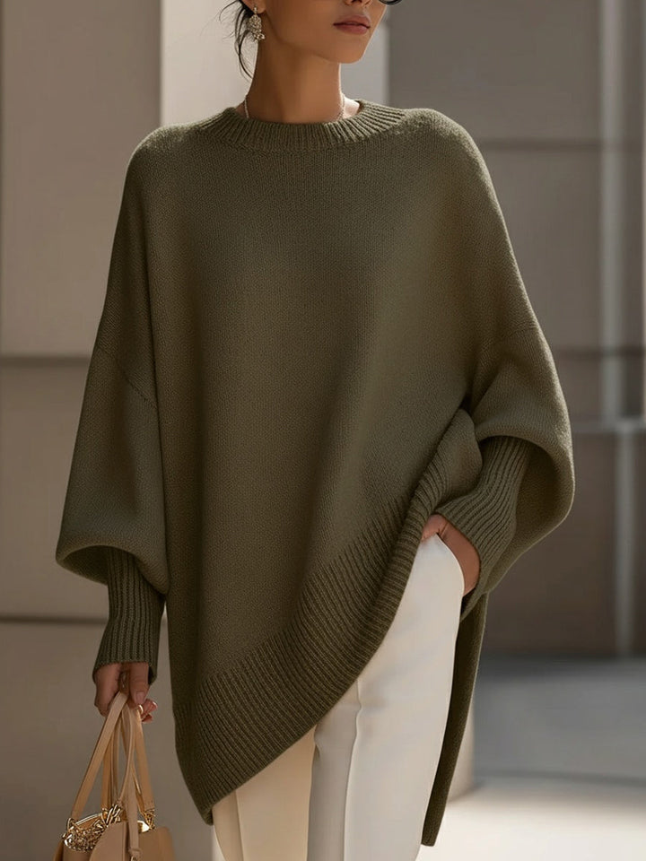 Lina | Damenpullover mit modernem asymmetrischem Schnitt