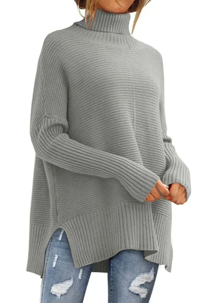 Elin | Rollkragenpullover aus grobem Strick