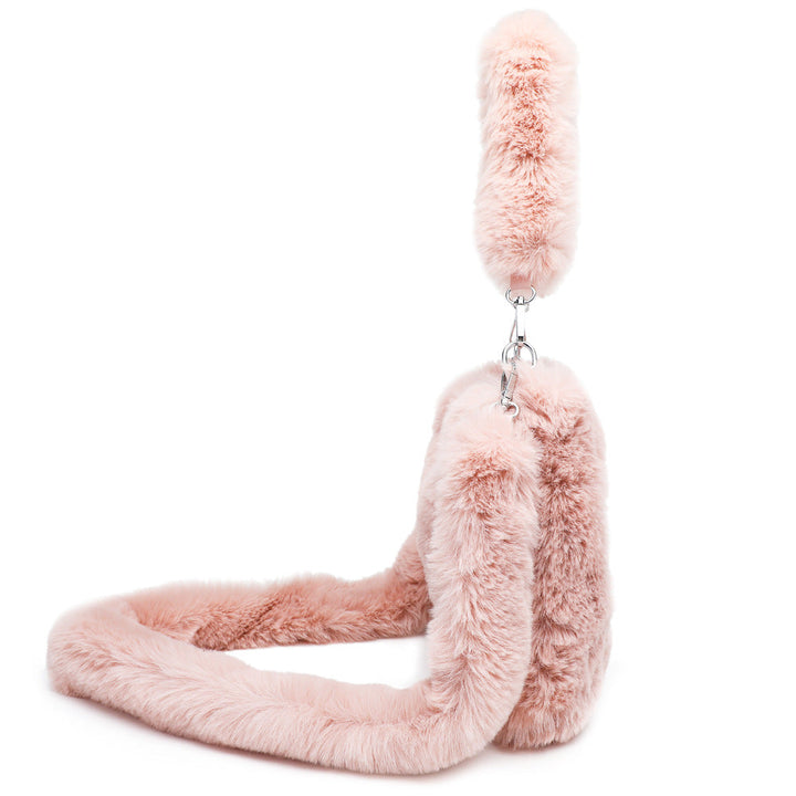 Plüsch-Umhängetasche mit elegantem Design
