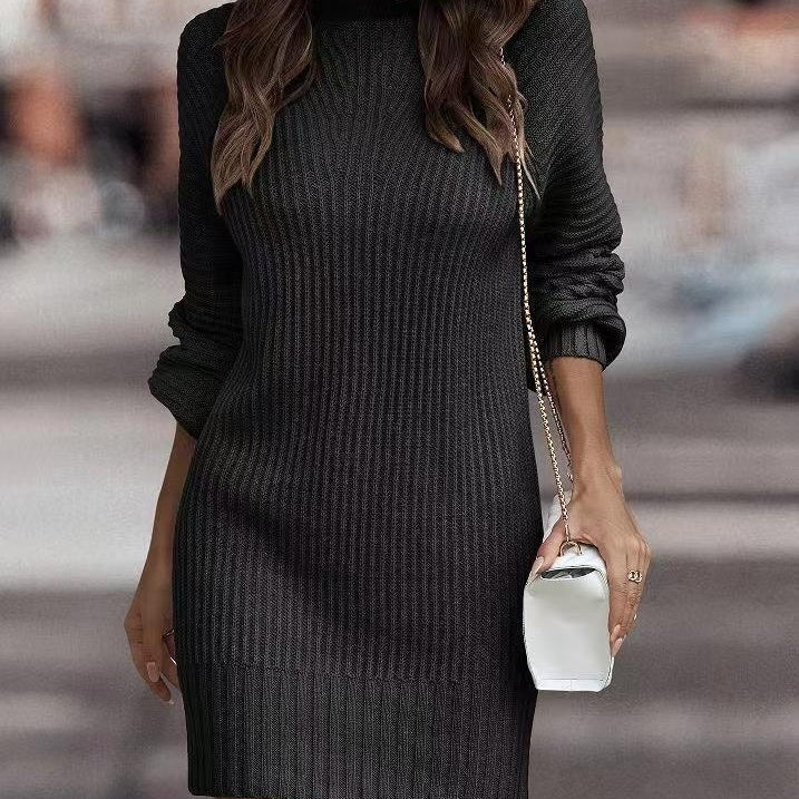 Aaraa | Langärmeliges Damen-Strickkleid