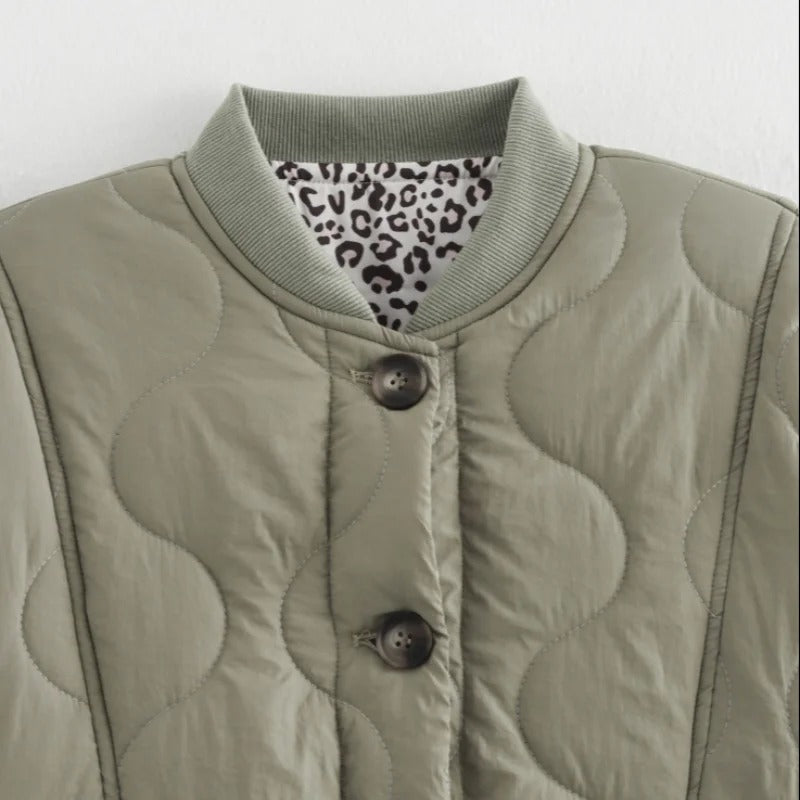 Isabelle | Jacke mit modischem Leopardenmuster