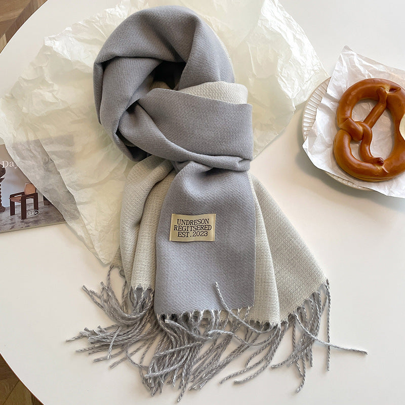 Kaschmirschal mit Fransen für stilvolle Looks