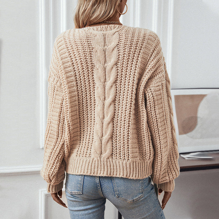 Diana | Pullover mit dezentem Musterdesign