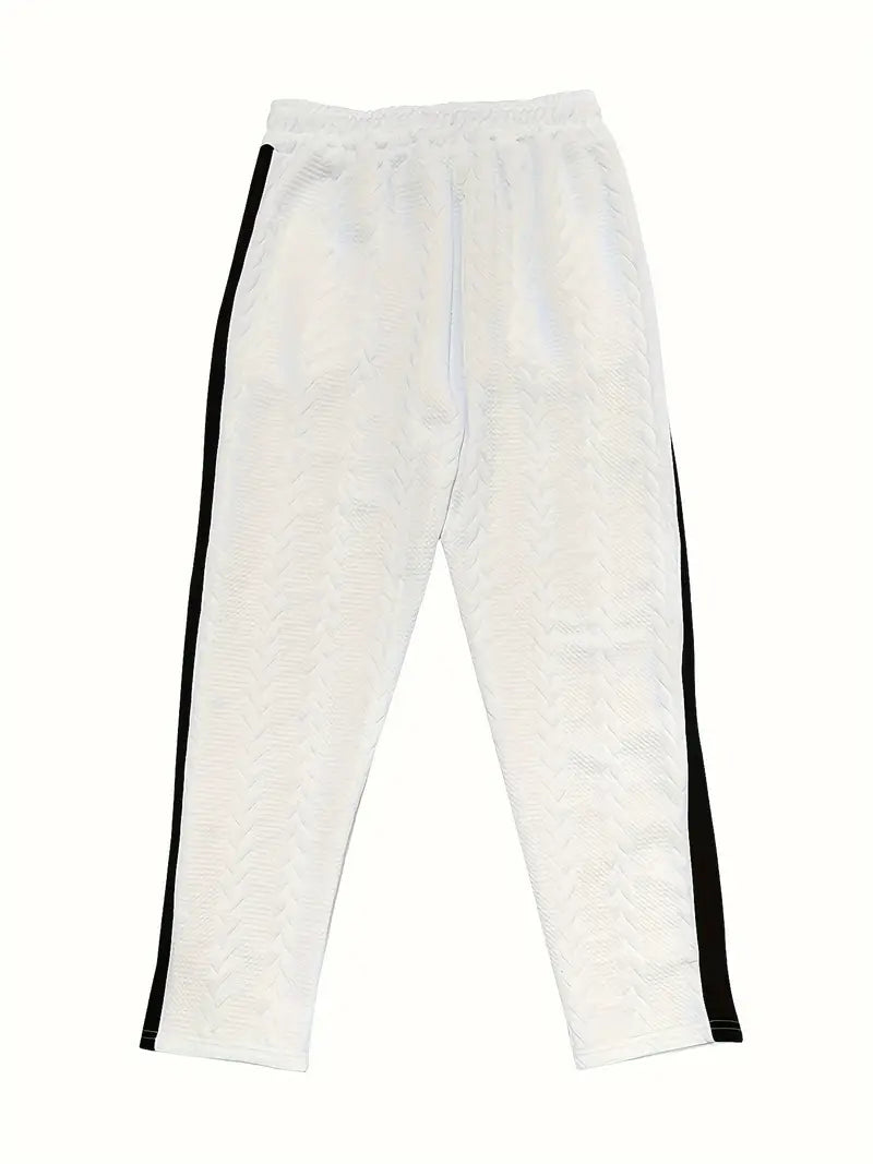 Kiana | Lässige Strickhose mit seitlichen Knopfakzenten