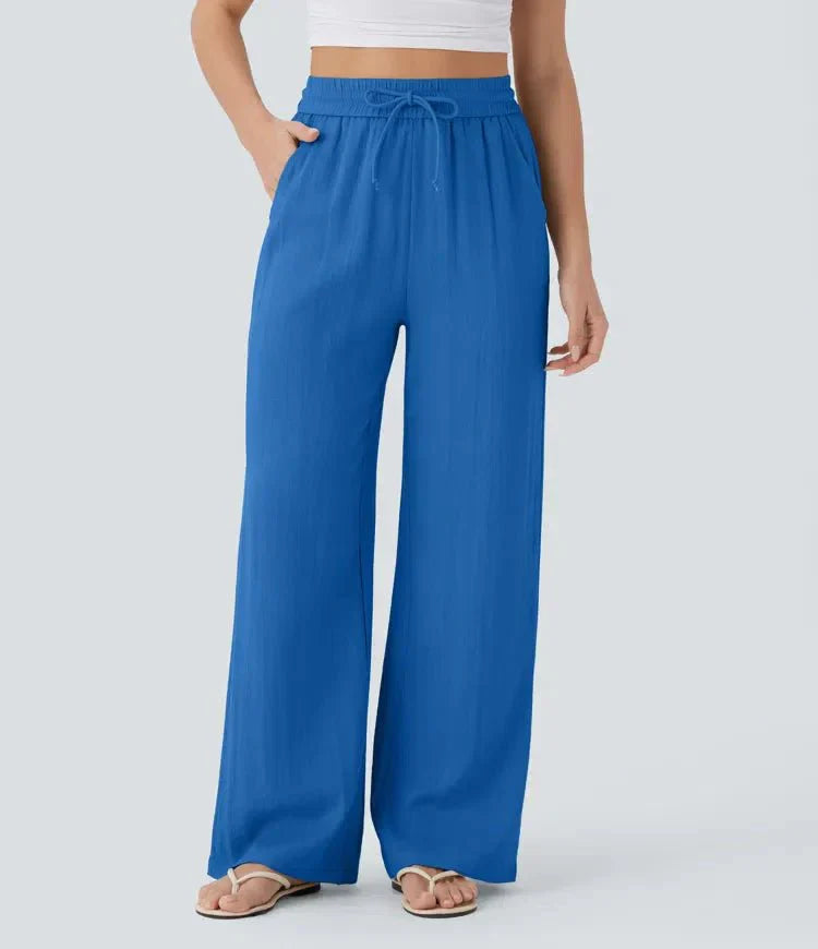 Elena | Bequeme Leinenhose mit fließender Passform