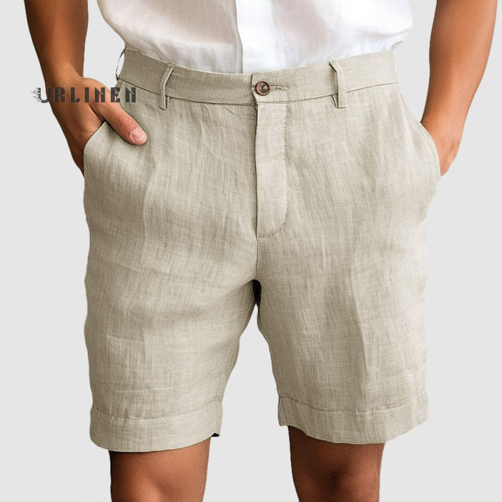 Lässige Baumwoll | Leinen-Shorts für Herren