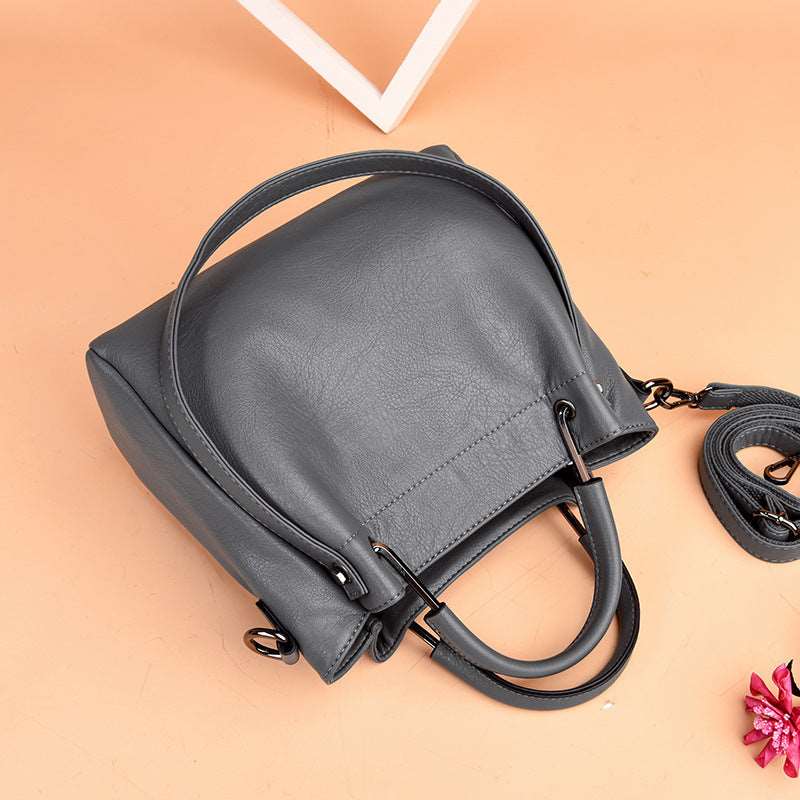 Ella | Eimertasche aus Leder im stilvollen Retrodesign