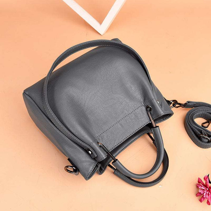 Ella | Eimertasche aus Leder im stilvollen Retrodesign