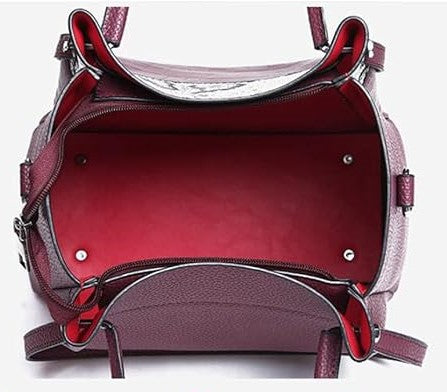 Ella | Eimertasche aus Leder im stilvollen Retrodesign