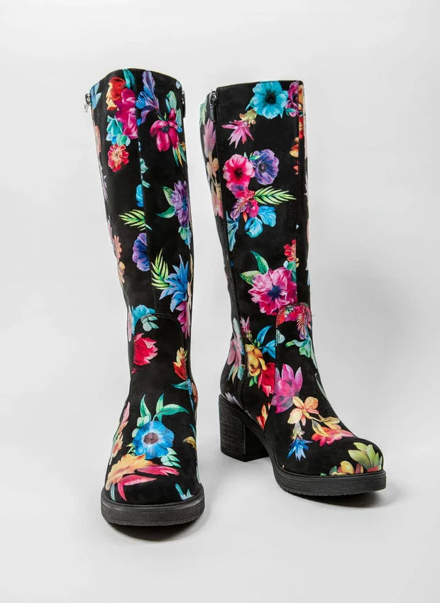 Amelia | Stilvolle Lederstiefel mit komfortablem Absatz