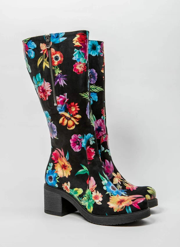 Amelia | Stilvolle Lederstiefel mit komfortablem Absatz