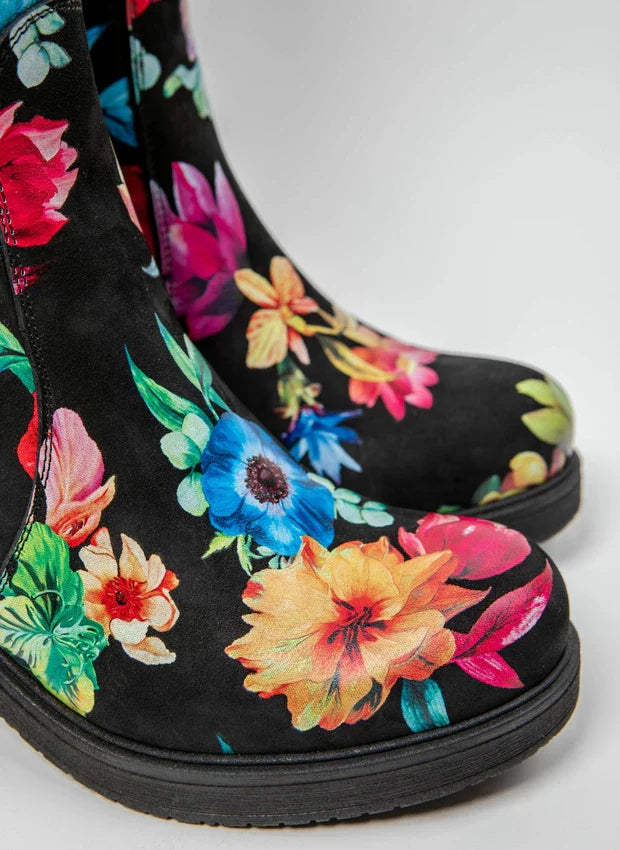 Amelia | Stilvolle Lederstiefel mit komfortablem Absatz