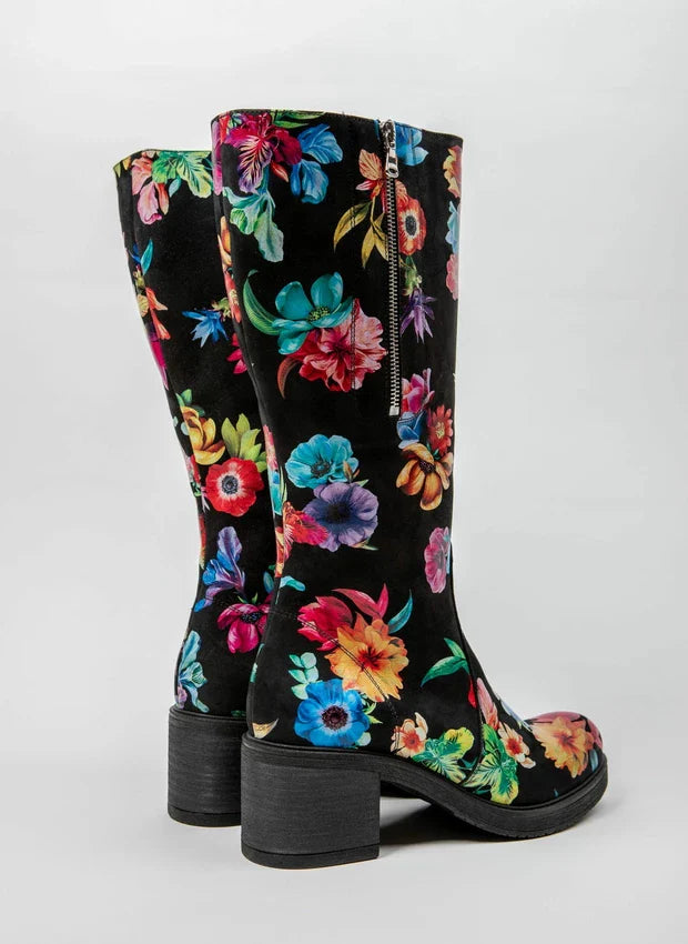 Amelia | Stilvolle Lederstiefel mit komfortablem Absatz