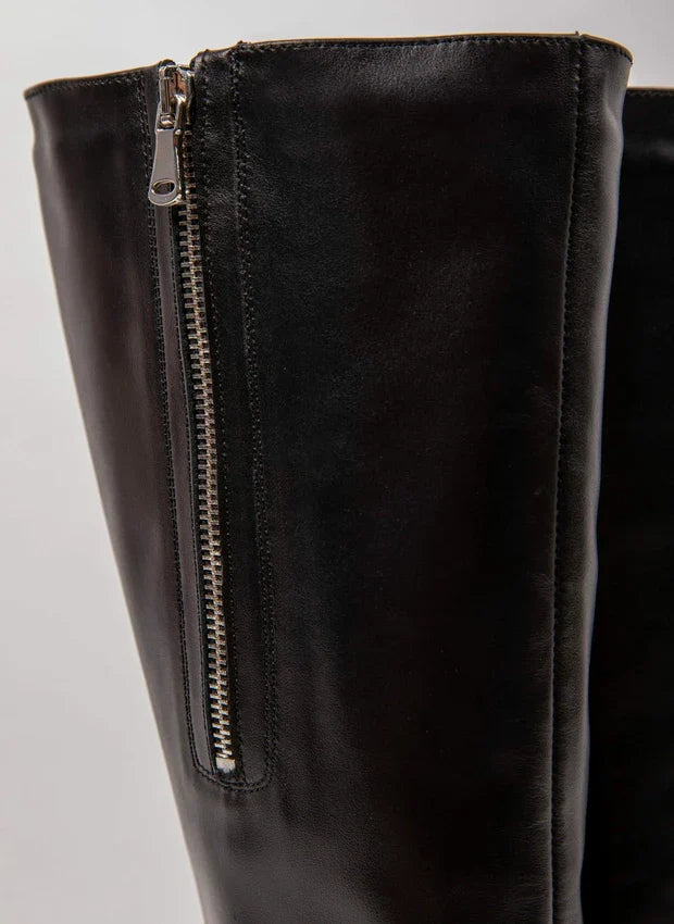 Amelia | Stilvolle Lederstiefel mit komfortablem Absatz