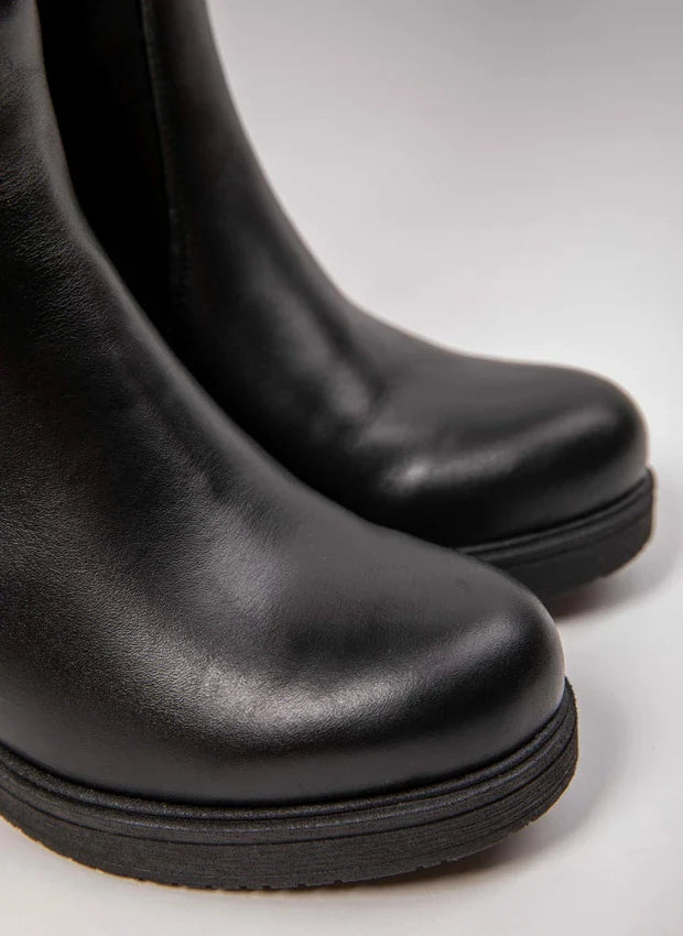 Amelia | Stilvolle Lederstiefel mit komfortablem Absatz