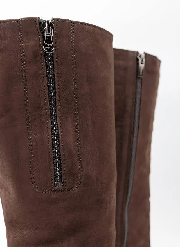 Amelia | Stilvolle Lederstiefel mit komfortablem Absatz