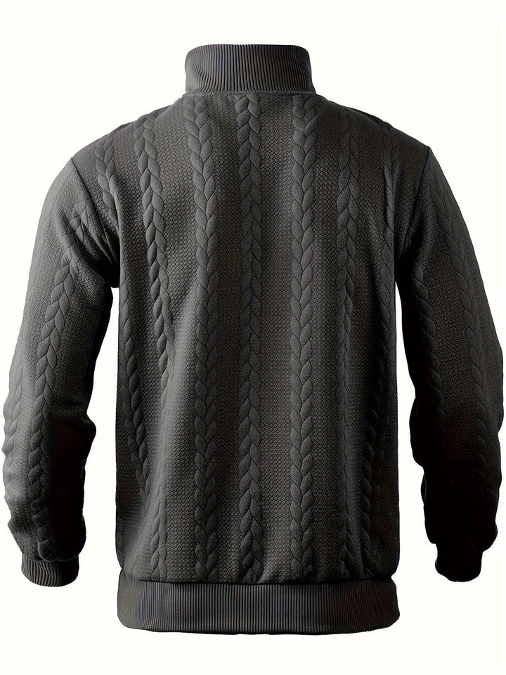 Olivier | Herren-Sweatshirt im Vintage-Stil mit Zipper