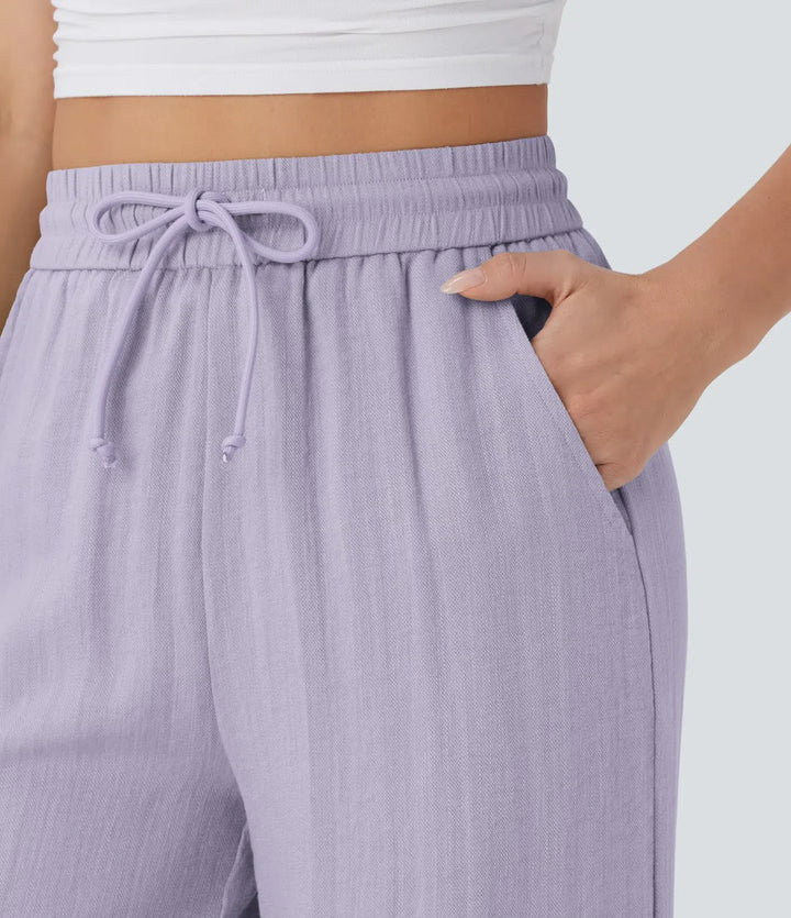 Elena | Bequeme Damen Leinenhose für warme Tage