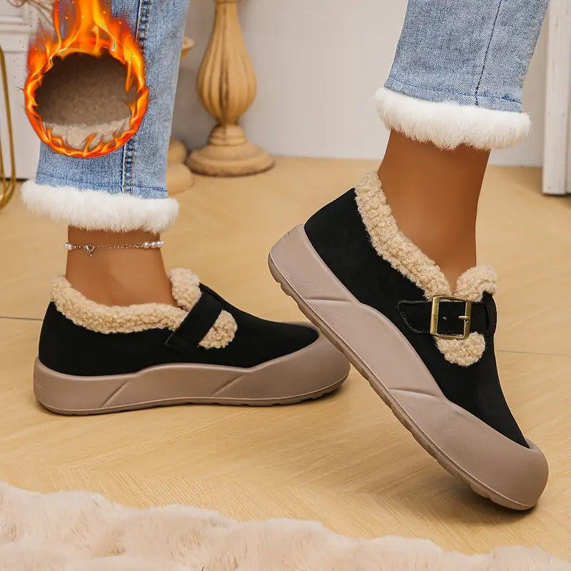 Marlene | Warme, bequeme Damenschuhe mit Fleecefutter