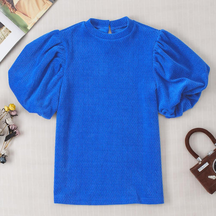 Lavlona | Damenpullover mit Puffärmeln