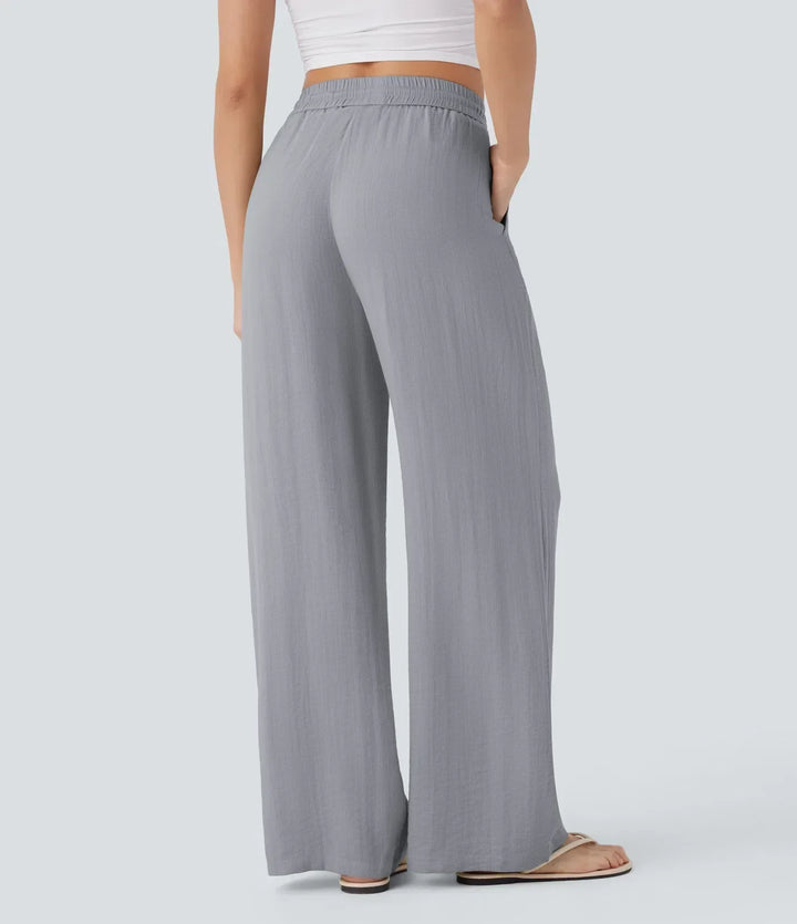 Elena | Bequeme Leinenhose mit fließender Passform