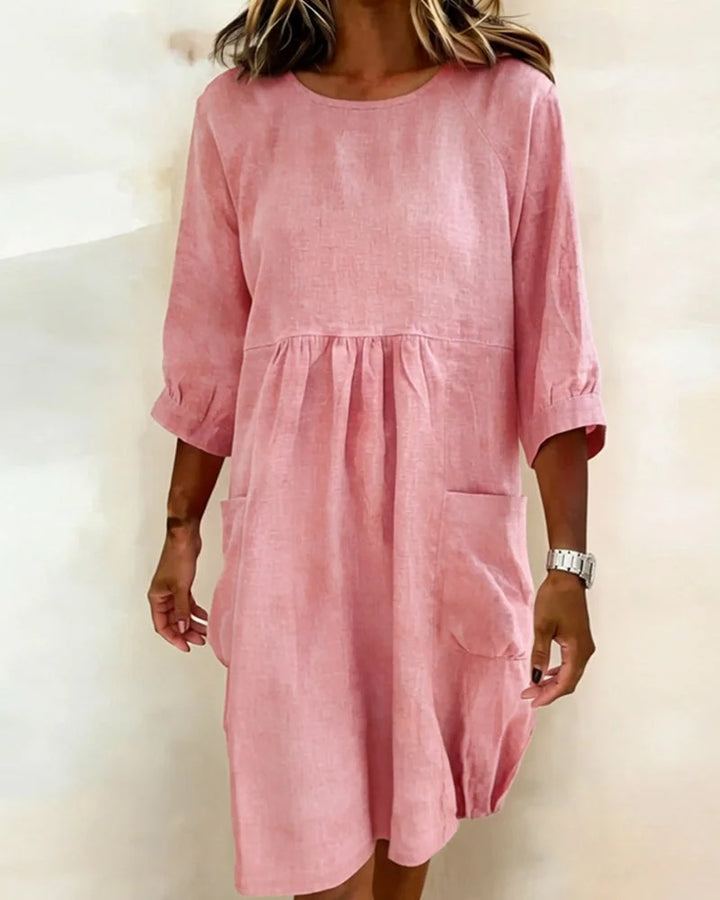 Alena | Modisches 3/4-Arm-Kleid Damen