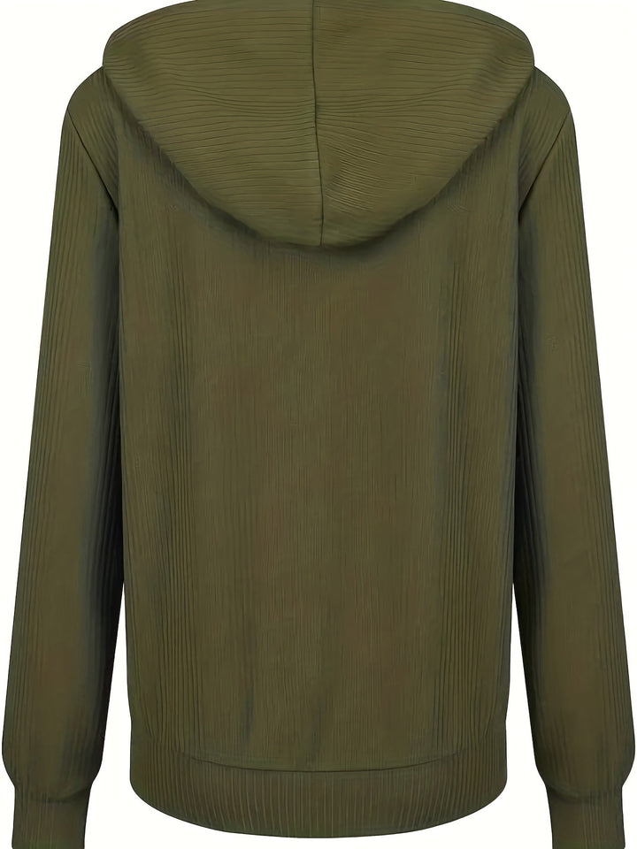 Emilia | Kapuzenjacke mit Reißverschluss und Kordelzug