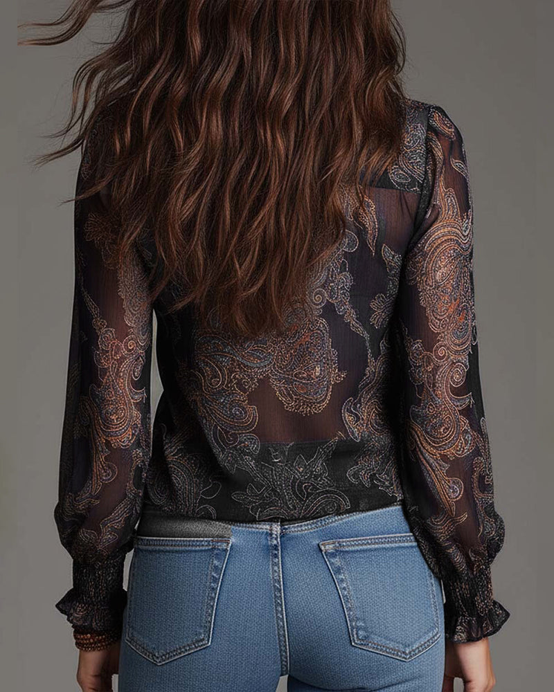 Bianca | Stilvolle Bluse im Halbzip Look