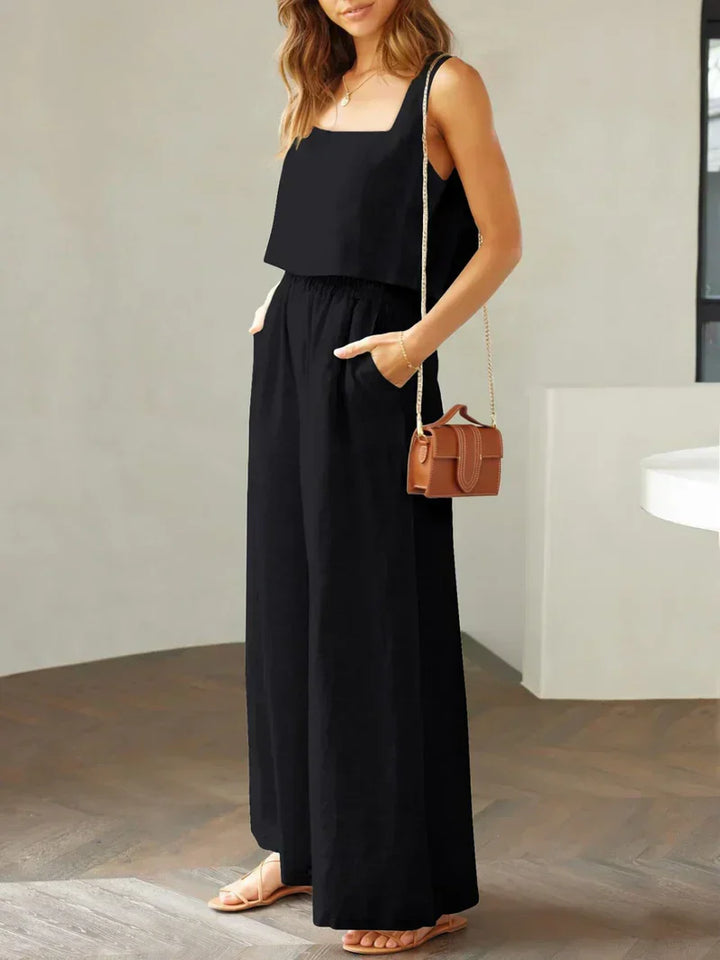 Sofia | Komfortables Damen Set aus Top und Hose