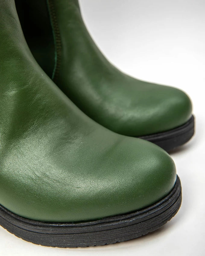 Amelia | Stilvolle Lederstiefel mit komfortablem Absatz