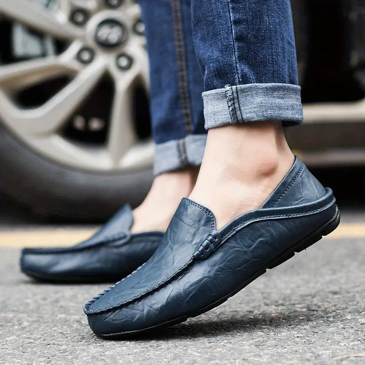 Venezianische handgemachte Lederloafer Herren