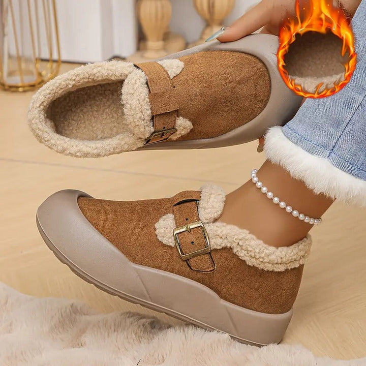 Marlene | Warme, bequeme Damenschuhe mit Fleecefutter