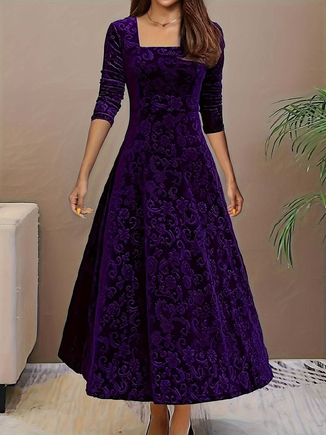 Clara | Stylisches Samtkleid für den Urlaub