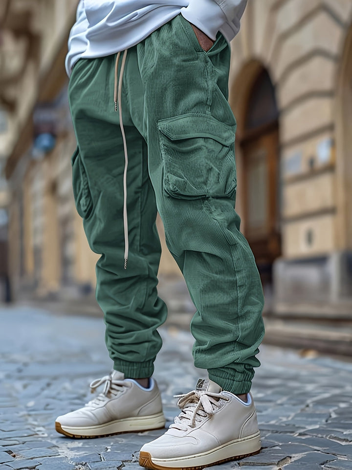 Amira | Jogginghose aus Kord mit praktischem Kordelzug