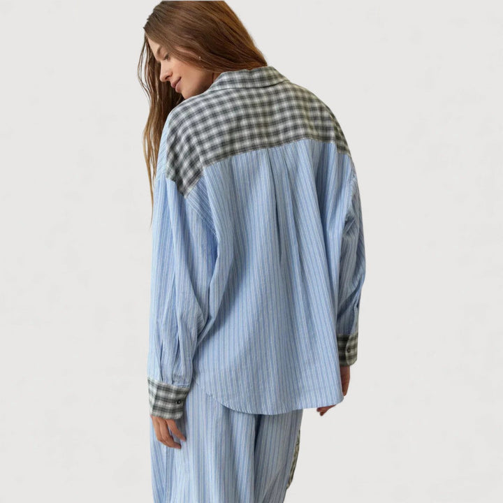 Isabella | Relaxed Pyjama-Set Damen stilvoll getragen