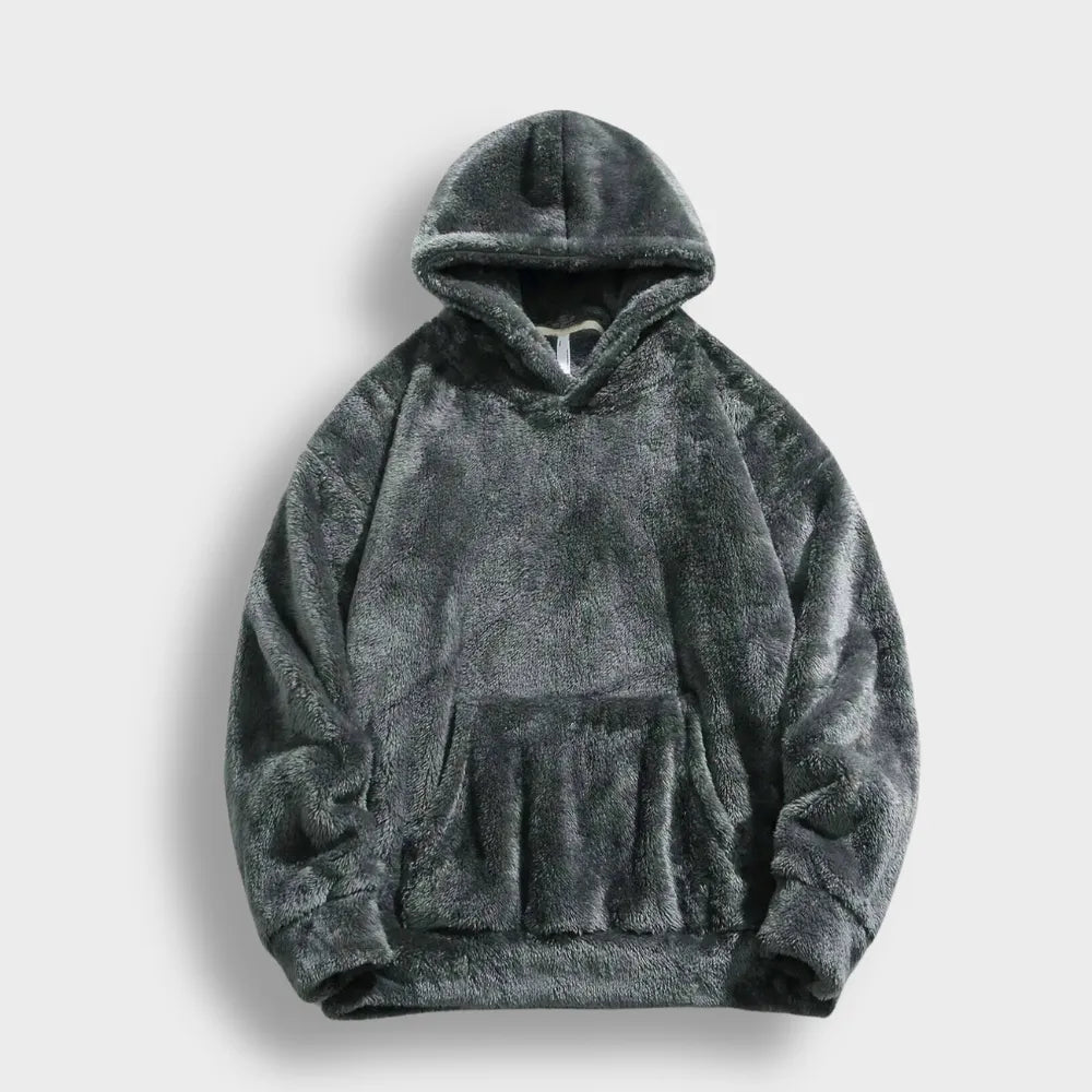 Sophie | Damen Hoodie weich & flauschig modern getragen