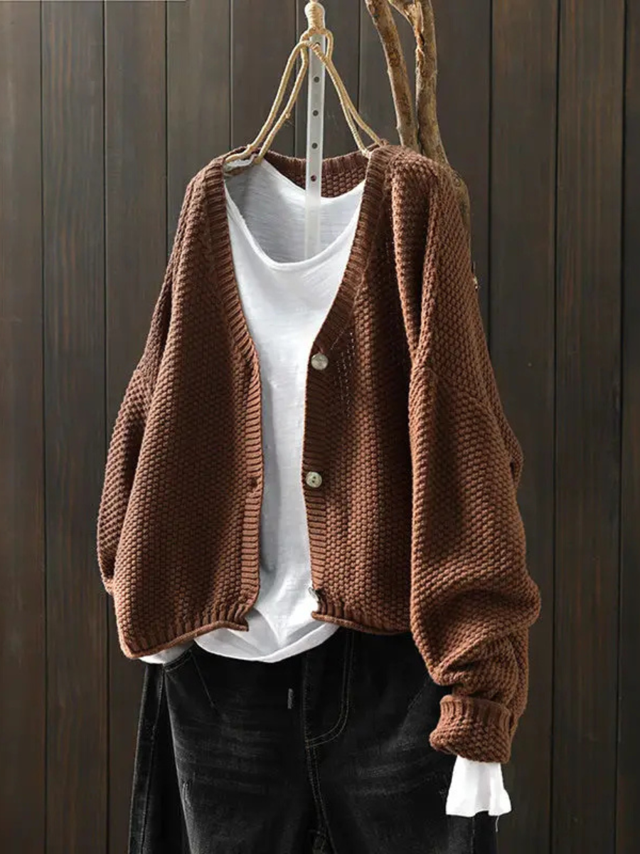 Alina | Lässiger Strickcardigan für kühle Tage