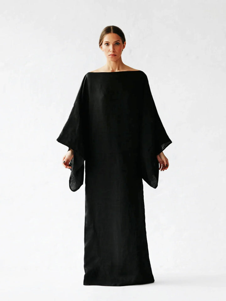 Marjon | Luftiges Leinen-Kimono-Kleid