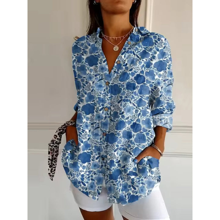 Sylvie | Geblümte Bluse mit femininem Stil