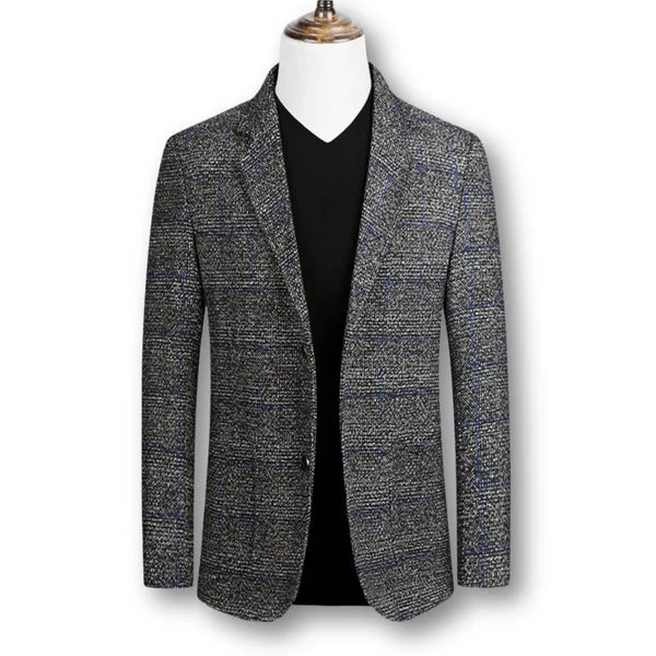 Lukas | Eleganter Herrenblazer im Tartan-Stil