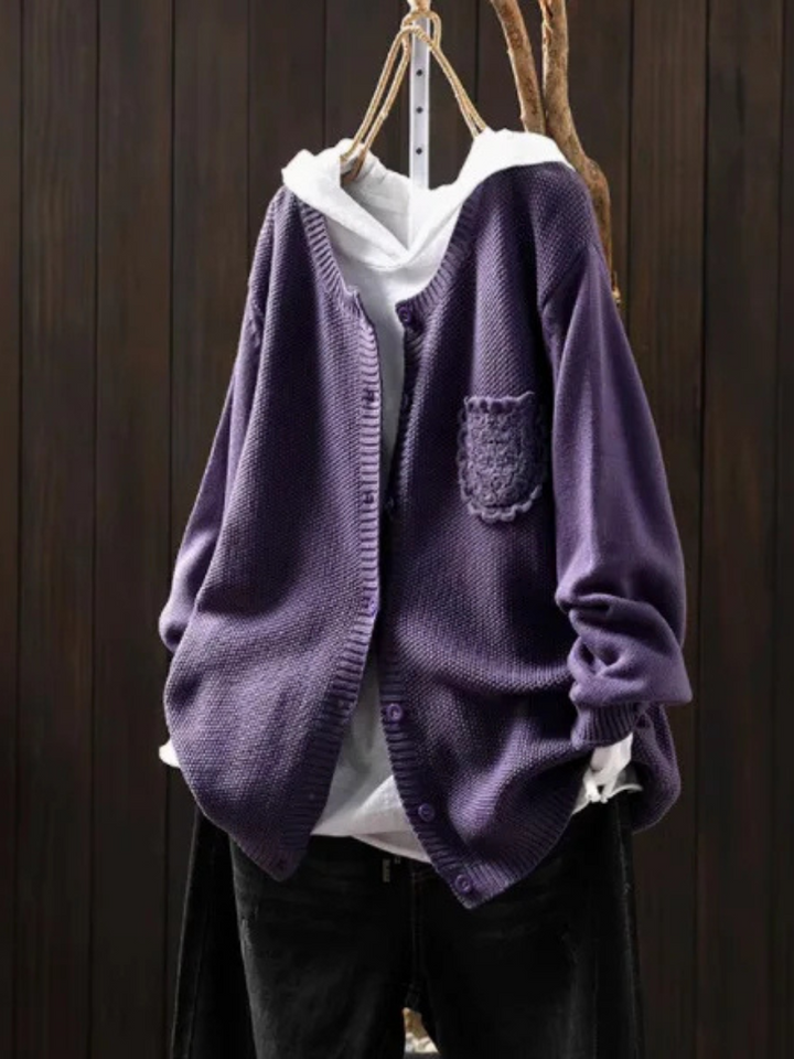 Sofia | Stylischer Cardigan aus feinem Strick